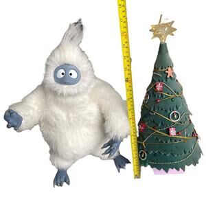 Humble Bumble Reform Lighted Musical Christmas Tree & Snowman Vtg 2000s READ